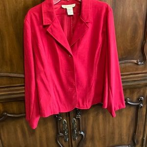 Red Requirements Blazer Size XL